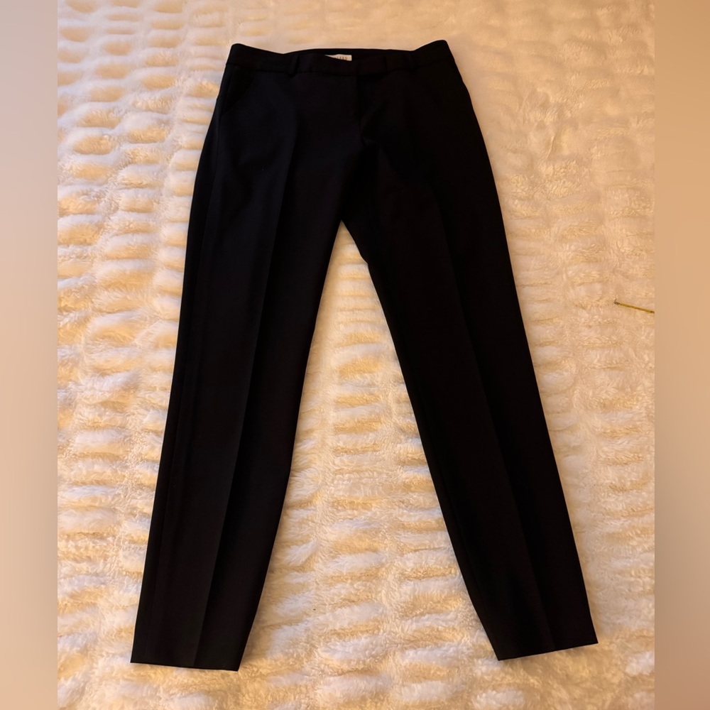 Veronica Beard Straight Leg Black Pants
